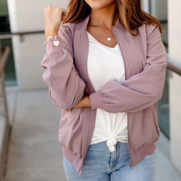 Ampersand Avenue - Bomber - Mauve - Picture 5 of 6